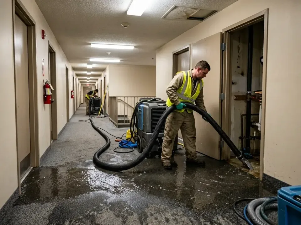 multi-unit-apartment-hallway-f-005 — frequently asked questions, Emergency Burst Pipe Water Extraction & Removal in North Hu…